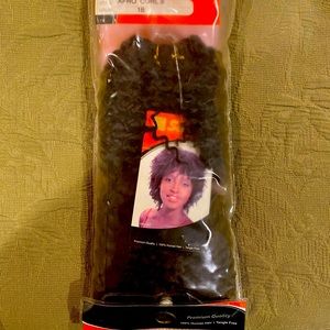 Human hair Afro curl extensions